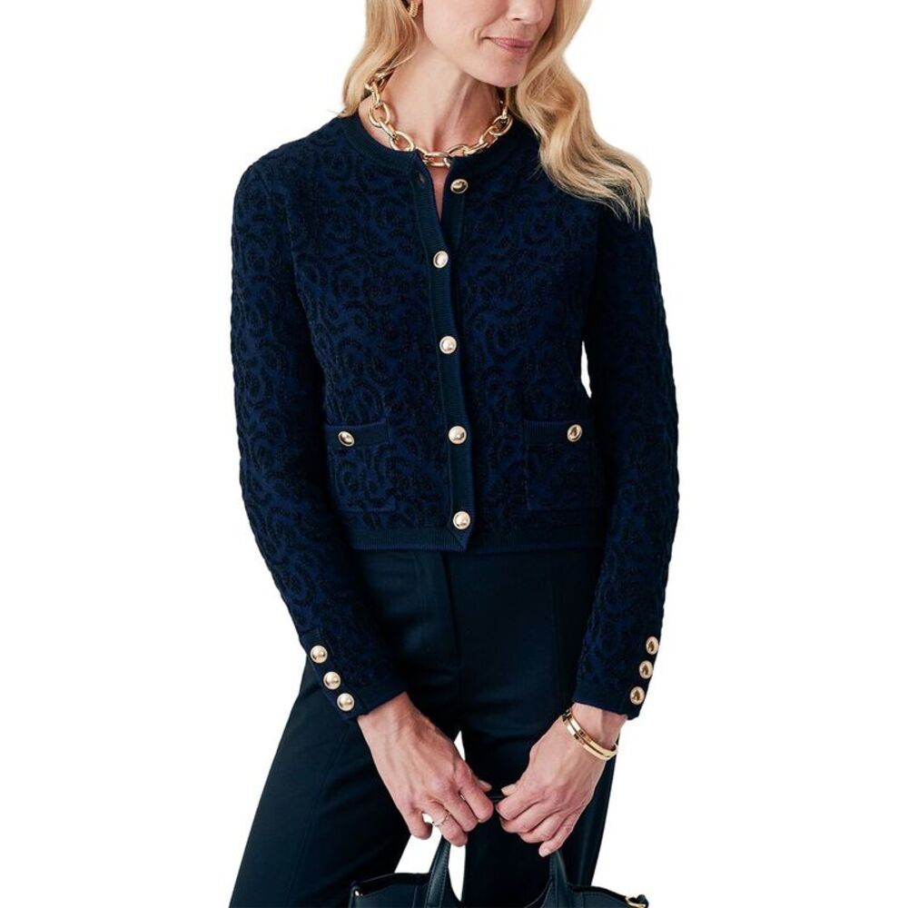 J.Mclaughlin Womens Reva Sweater, Black